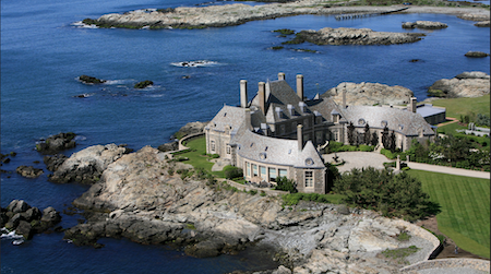 Jay Leno's mansion on Ocean Drive, Newport, RI.